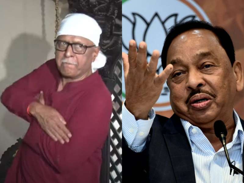 'परत बोललात तर उलट्या करायला लावेन,' नारायण राणेंच्या धमकीनंतर प्रकाश महाजनांनी थोपटले दंड, 'मी जर मेलो..'