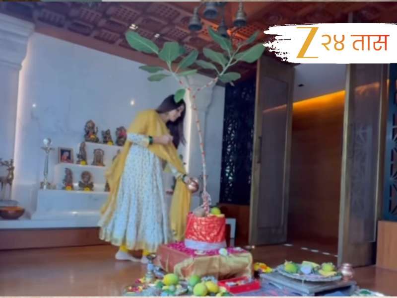 जेनेलियाचा वटपौर्णिमेचा व्हिडीओ चर्चेत, जेनेलियाच्या I Love You ला रितेशने असं दिलं उत्तर