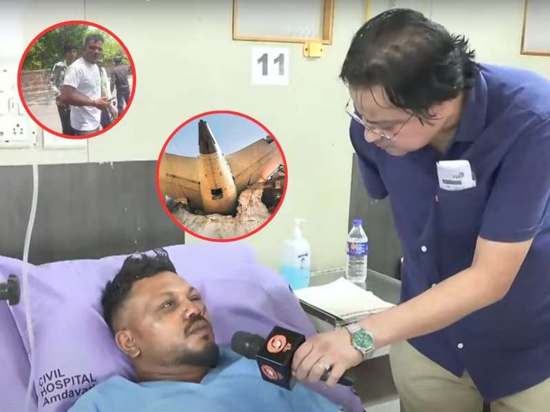 'मी उडी मारली नाही, तर....', दुर्घटनेतून बचावलेला एकमेव प्रवासी रमेशने सांगितला सगळा घटनाक्रम, 'माझ्या डोळ्यांसमोर एअर होस्टेस...'