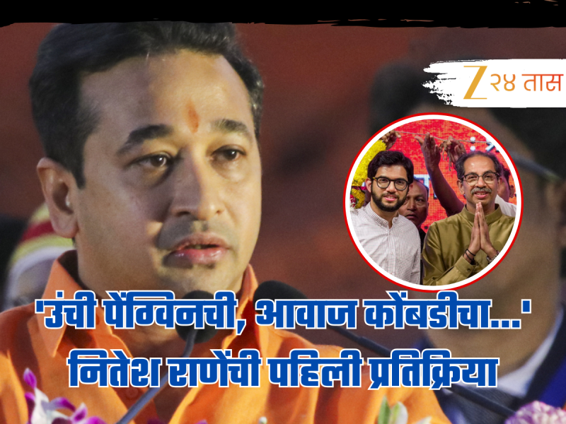 'उंची पेंग्विनची,आवाज कोंबडीचा...' ठाकरेंच्या टिकेवर राणेंची पहिली प्रतिक्रिया, सर्वच काढलं,'स्वत:चा मुलगा..'