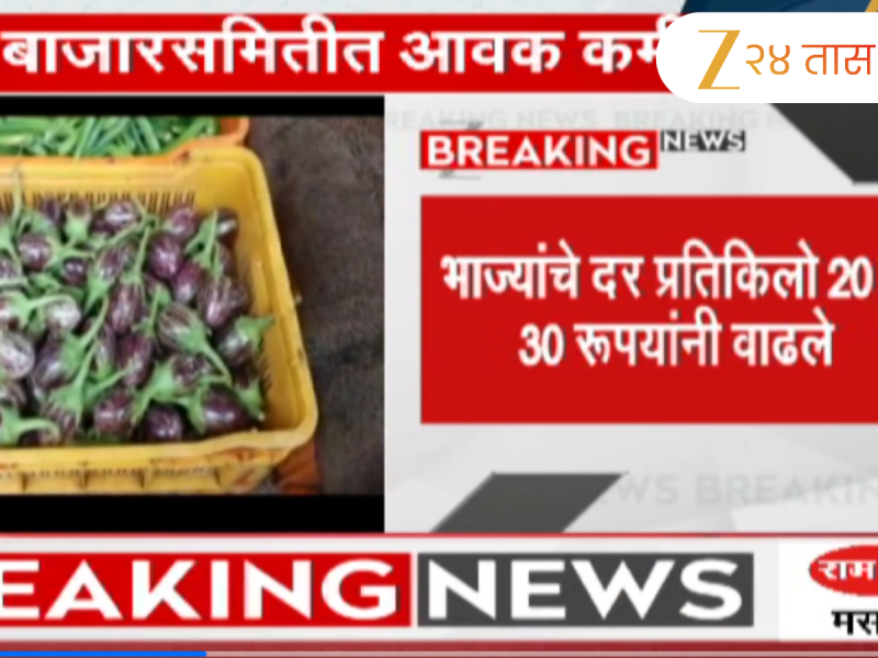 आवक कमी झाल्यानं भाज्या महागल्या; मेपासून झालेल्या पावसामुळे भाजीपाल्याला फटका