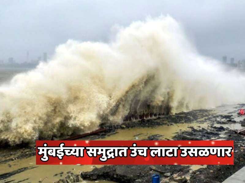   मुंबई अरबी समुद्रात उंचच उंच लाटा उसळणार! 5 दिवस धोक्याचे; 19 वेळा मोठी भरती 