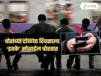 मुंबईतील लोकल ट्रेनमध्ये चोरांच्या टोळ्या! रोज 'इतके' मोबाईल करतात लंपास