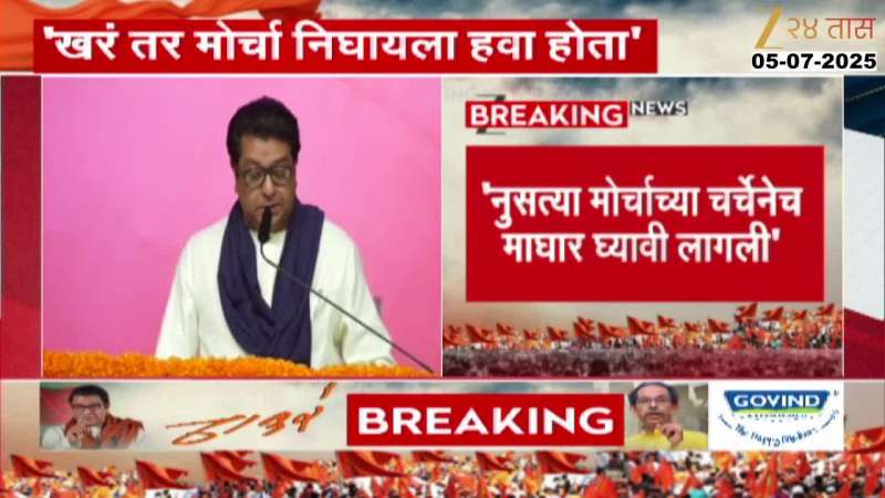Raj Thackeray On Morcha