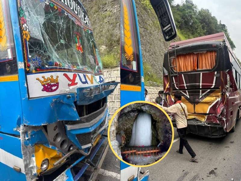 अमरनाथ यात्रेदरम्यान मोठा अपघात, 4 वाहनांची एकमेकांना धडक; 30 पेक्षा जास्त भाविक जखमी