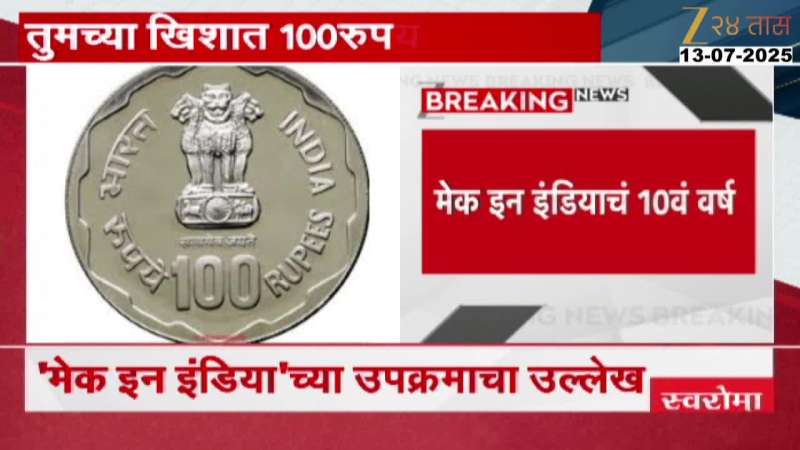 Hundread Rupees Coin In Your Pocket