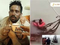 Fact Check : वादळात नाव बुडाली, समुद्राच्या तुफानाशी दोन हात करुन उपाशी राहिला; पावस
