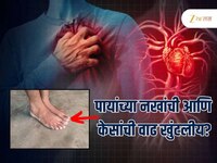 90% लोकांना माहित नाही, नखं आणि पायाच्या केसांची कमी वाढ हे हार्ट ब्लॉकेजचं लक्षणं, 