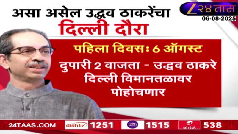 असं आहे आजपासून सुरु होणाऱ्या उद्धव ठाकरेंच्या तीन दिवसीय दिल्ली दौऱ्याचं नियोजन