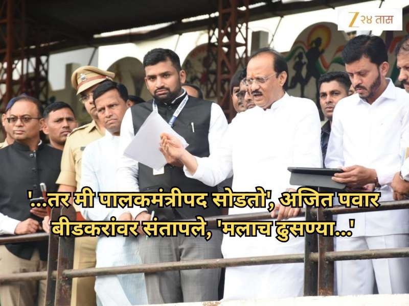 'माझ्याकडे काय जादूची कांडी नाही,' अजित पवार बीडकरांवर संतापले, 'मलाच ढुसण्या...' '...तर पालकमंत्रीपद सोडतो'