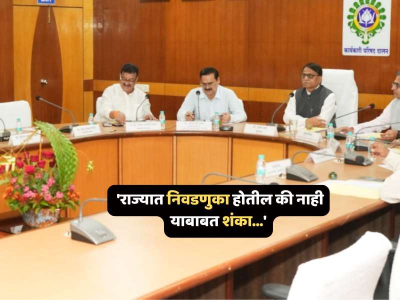 मोठी बातमी : 'राज्यात निवडणुका होतील की नाही याबाबत शंका...'