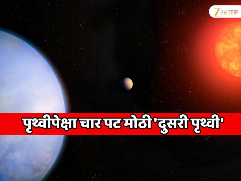 पृथ्वीपेक्षा चार पट मोठी 'दुसरी पृथ्वी' ; 2025 या वर्षातील सर्वात मोठा शोध...  सुपर अर्थ.... 