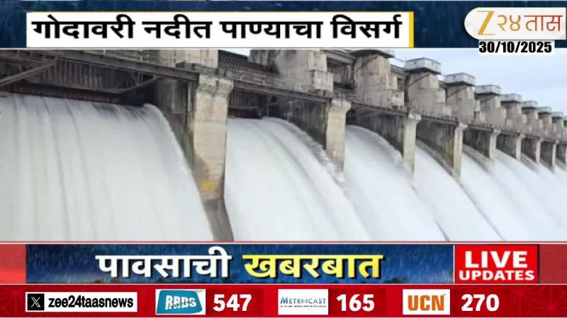 Jayakwadi Dam level increased wtach video