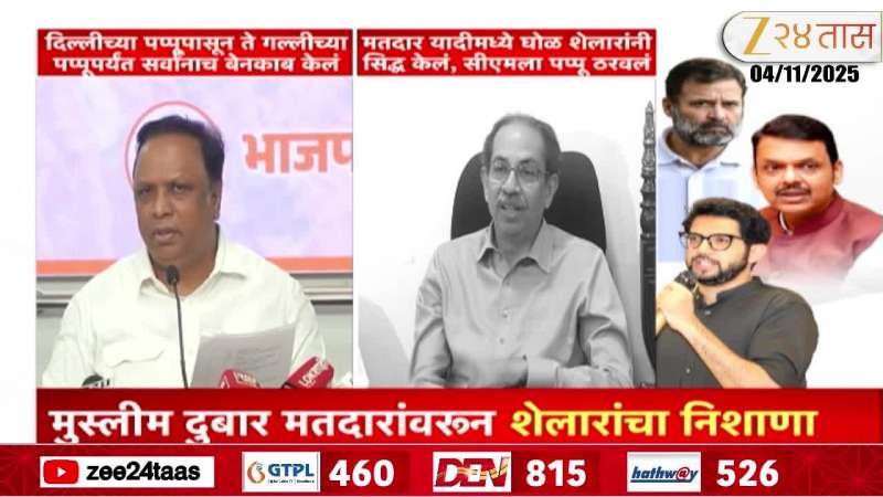 Ashish Shelar On Fake Voters In MVA Leaders Constituency Marathi News