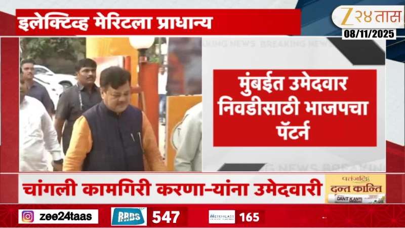 BJP Pattern For Candidate Selection In Mumbai