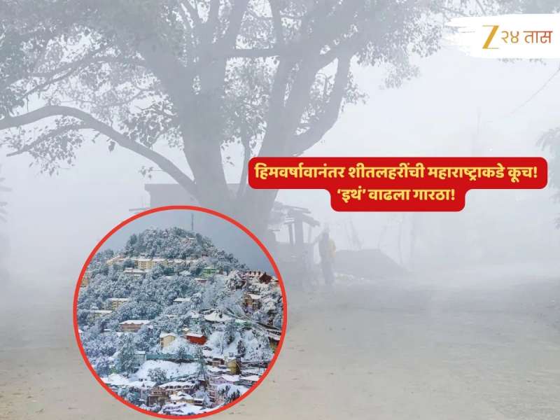 महाबळेश्वर नव्हे, राज्यात 'इथं' पारा 6 अंशांवर; शीतलहरींनी व्यापला महाराष्ट्र, काय सांगतो 24 तासांसाठीचा हवामान अंदाज