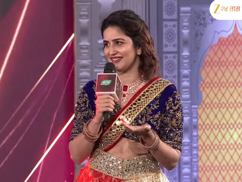 झी 24 तास मराठी सन्मान सोहळा: वैदेही परशुरामीची ग्लॅमरस एन्ट्री आणि स्किनकेअर टिप्सचा खुलासा