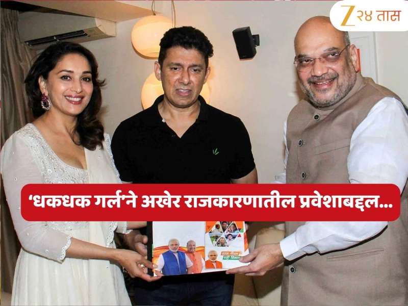 'राजकारण हे माझं काम...'; राजकारणातील एन्ट्रीबद्दल माधुरी दीक्षितचा मोठा खुलासा 