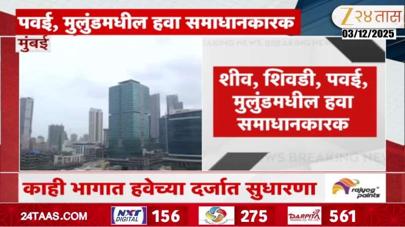 Mumbai Air Quality Again Drops Weather Marathi news 
