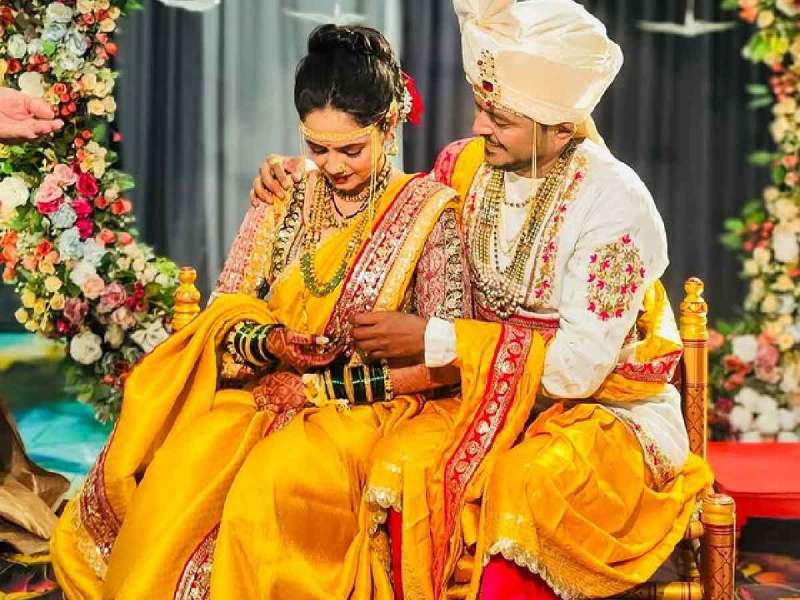 शुभमंगल सावधान! प्राजक्ता आणि पूजा बिरारीनंतर आणखी एक मराठी अभिनेत्री अडकली विवाहबंधनात, फोटो व्हायरल