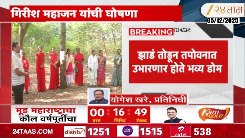 Girish Mahajan On Nashik Tree