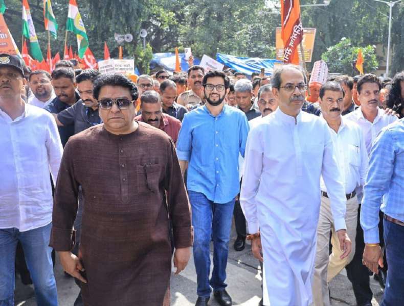 'मराठीचा सन्मान असेल तर भेंडीबाजारात जा, मुंब्र्यात जा', राज आणि उद्धव ठाकरेंना मुंबईतून जाहीर चॅलेंज
