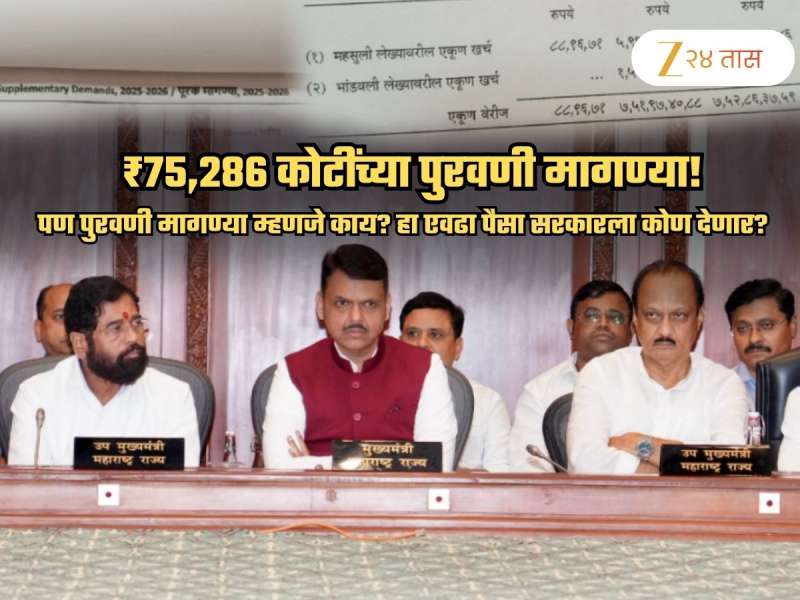 राज्याच्या ₹75,286 कोटींच्या पुरवणी मागण्या... पुरवणी मागण्या म्हणजे काय? हा पैसा कोण देतं?
