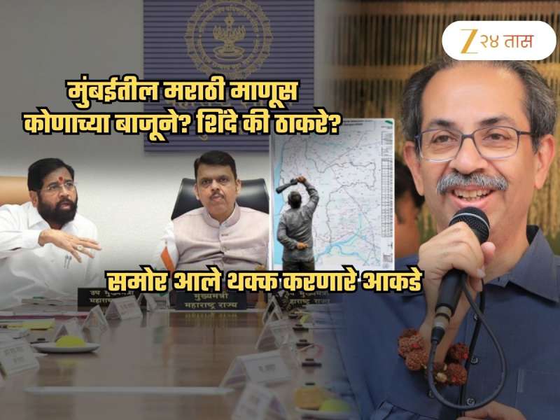 BMC Election: मुंबईत मराठी माणूस कोणाच्या बाजूने? ठाकरे की शिंदे? थक्क करणारे आकडे समोर