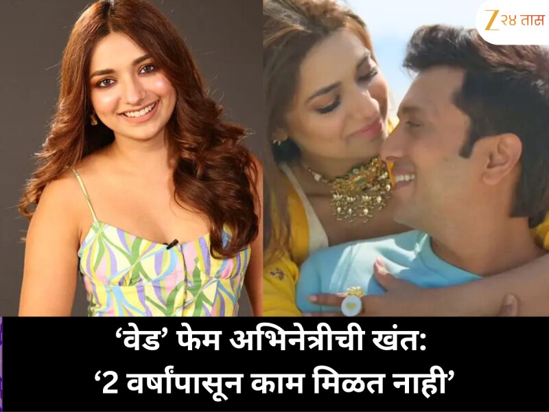 ‘वेड’ फेम अभिनेत्रीची खंत: दोन वर्षांपासून काम मिळत नाही, म्हणाली 'आता दुसरा पर्याय शोधायला हवा'