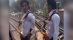 मुंबईत लोकलच्या दरवाजाला हार्नेस बांधून तरुणाचा धोकादायक स्टंट; नंतर झाला आयुष्यभरास