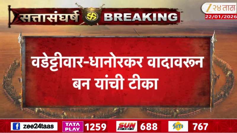 Navnath Ban On Congress pratibha dhanorkar 