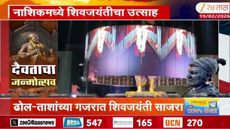 Shiv Jayanti celebration in Nashik