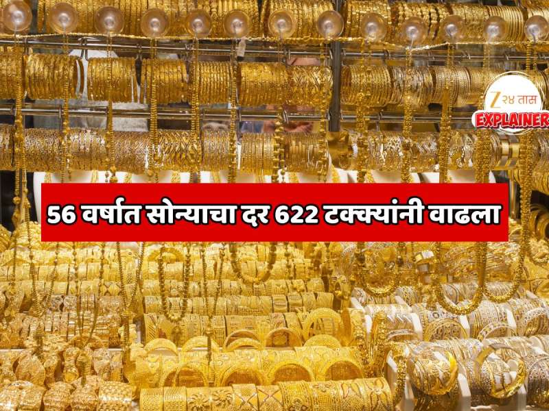 Explainer Gold rate rose 622 percent in India News in Marathi, Latest ...