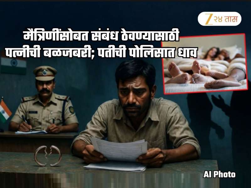 मैत्रिणींसोबत S*x साठी पत्नीची बळजबरी, अनैसर्गिक संबंधांची मागणी अन्...; पतीची पोलिसात तक्रार