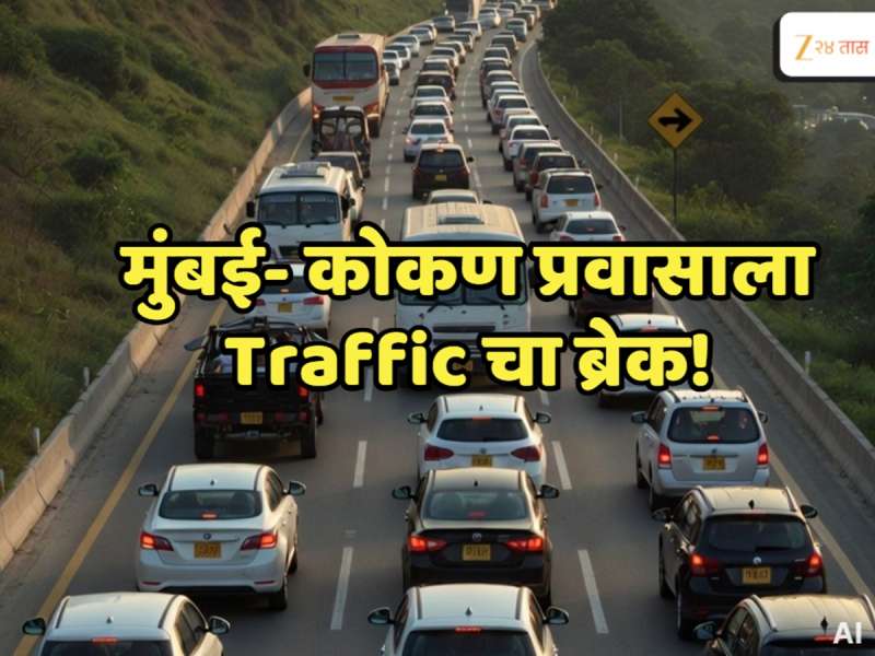 एका गावापासून दुसऱ्या गावापर्यंत वाहनांची रांग; मुंबई-गोवा महामार्गावर प्रचंड वाहतूक कोंडी; माणगाव परिसर ठप्प