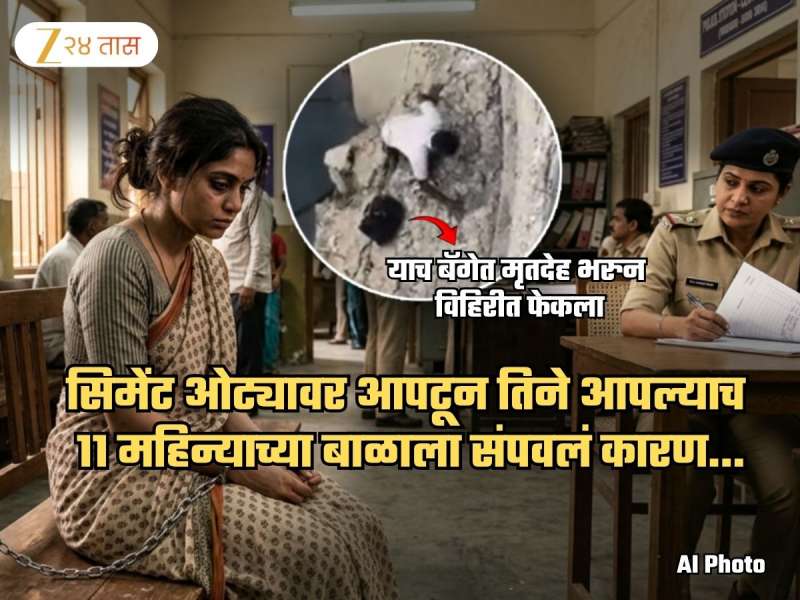 पुणे हादरलं! 11 महिन्याच्या मुलाला आईनेच सिमेंट ओट्यावर आपटून संपवलं; कारण ऐकून पोलिसही सुन्न