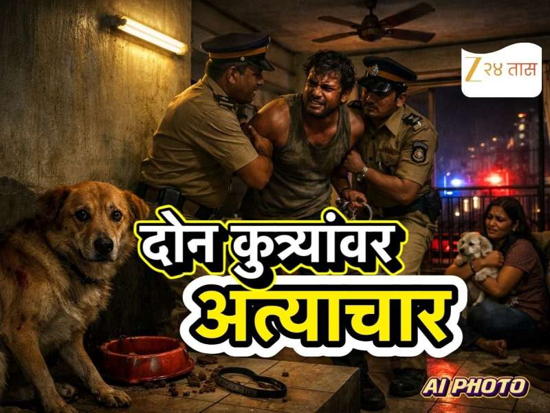 Mumbai Crime : केअरटेकरकडून दोन पाळीव श्वानांवर अनैसर्गिक अत्याचार, CCTV त कैद झाले संतापजनक कृत्य