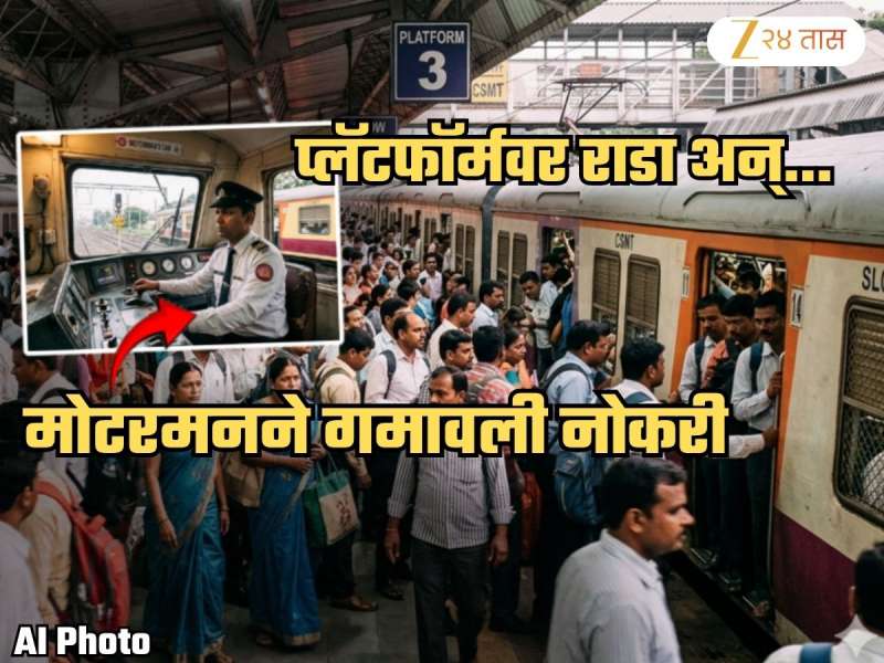 Mumbai News: मुंबई लोकलच्या मोटरमनने गमावली नोकरी, कारण फारच विचित्र; नेमकं 11 वाजता घडलं काय?