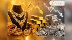 Gold Silver Price Today April 21: चांदी 2300 रुपयांनी घसरली तर, सोन्याचे दरही झाले क