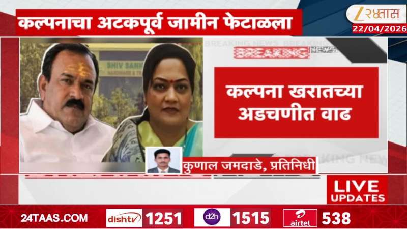 Kalpana Kharat Bail Application Nashik News 