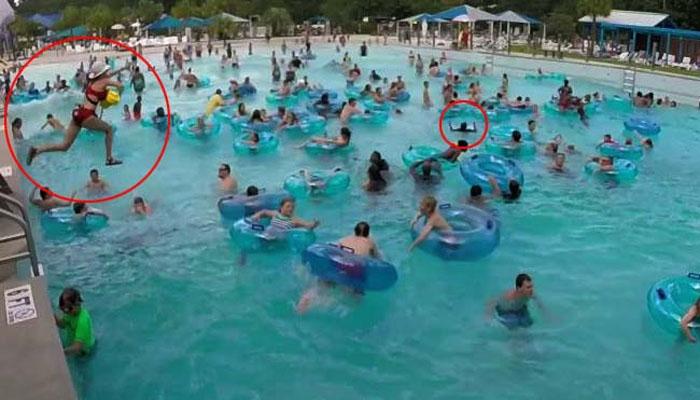 व्हिडिओ : स्विमिंग पूलमधला हा व्हिडिओ झालाय भलताच वायरल!